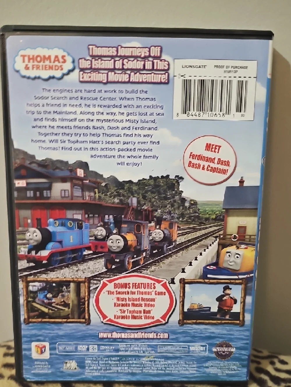 Thomas & Friends DVD Set - Blue, Red, Yellow Spines